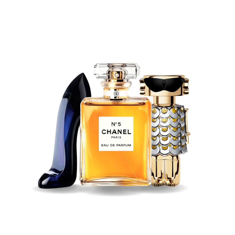 Set 3 Düfte: Good Girl, Chanel N°5 und Fame 100 ml